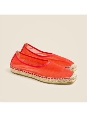 JCrew Red Women's Espadrille Flats